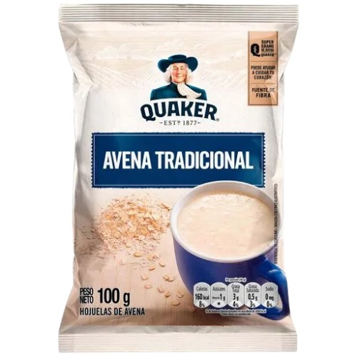 Avena Quaker tradicional 100gr